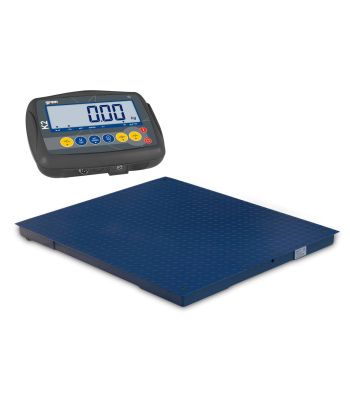 Geijkte vloerweegschaal platformweegschaal 3000kg 150 x 120cm